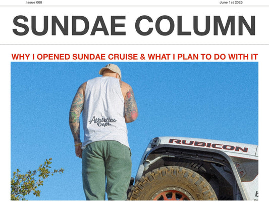 WHY I OPENED SUNDAE CRUISE & WHAT I PLAN TO DO WITH IT