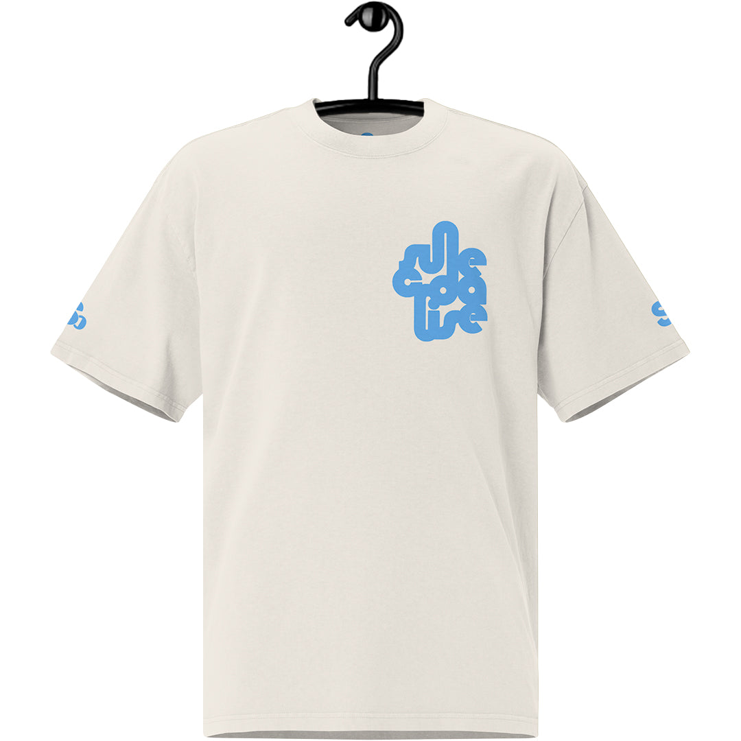 WHITE / BLUE ALL ROADS TEESHIRT