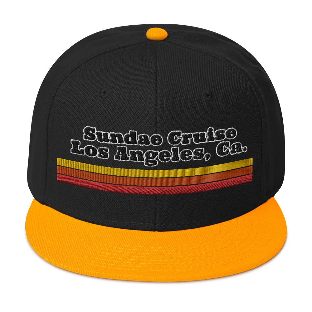 BLACK / YELLOW SCRAMBLER SNAPBACK HAT