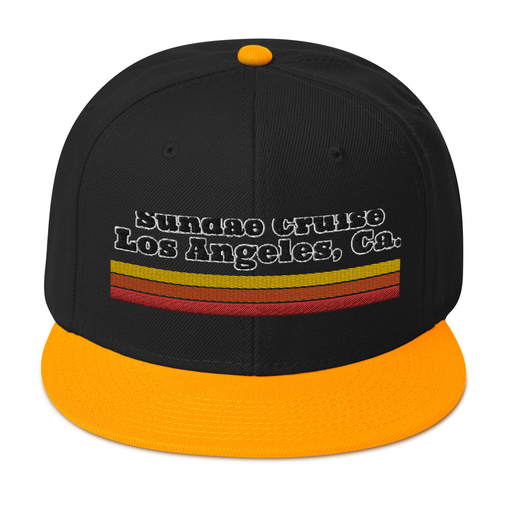 BLACK / YELLOW SCRAMBLER SNAPBACK HAT