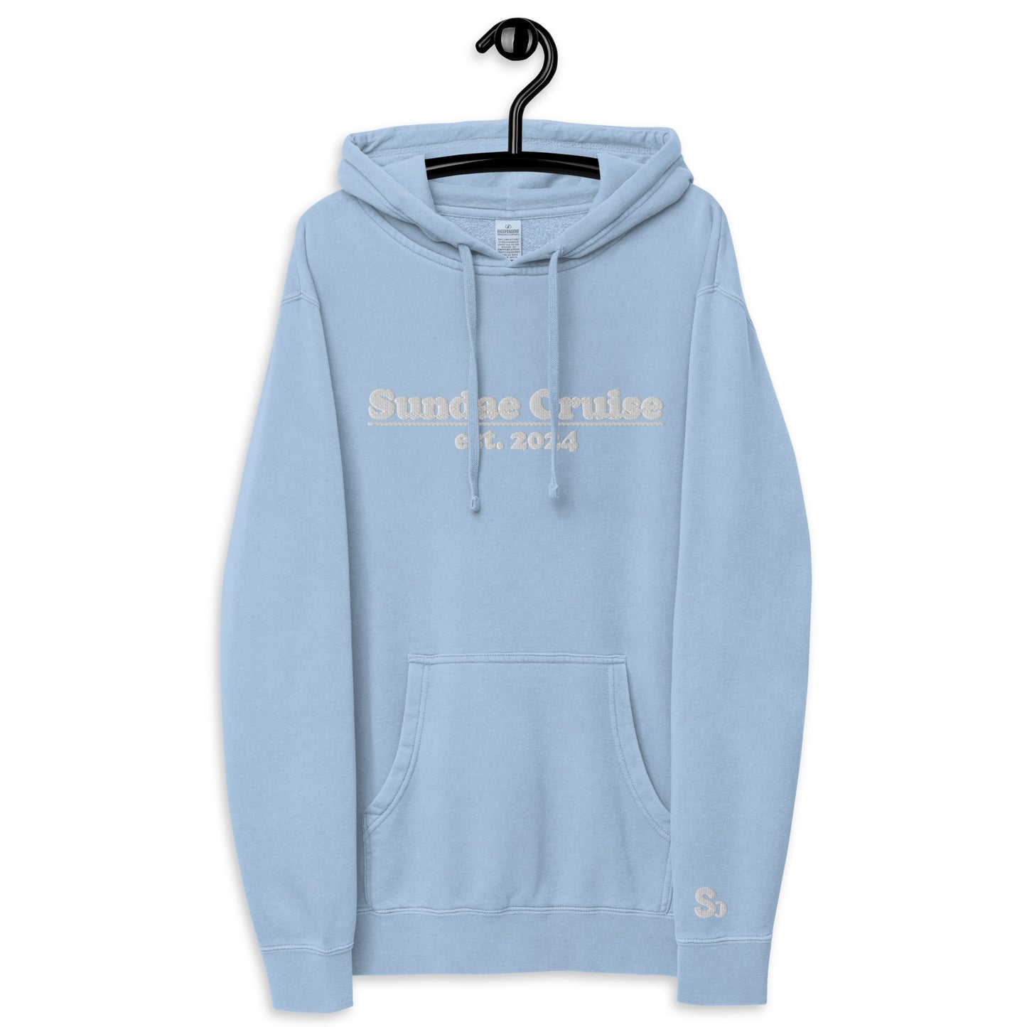 BABY BLUE / WHITE ATHLETICS DEPT. HOODIE