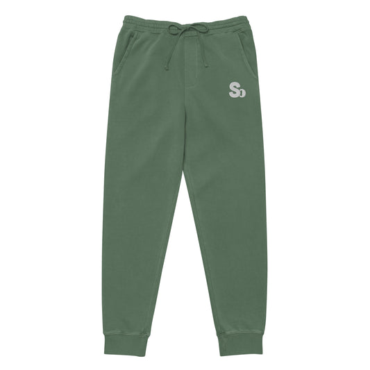 GREEN / WHITE CLASSIC SWEATPANTS