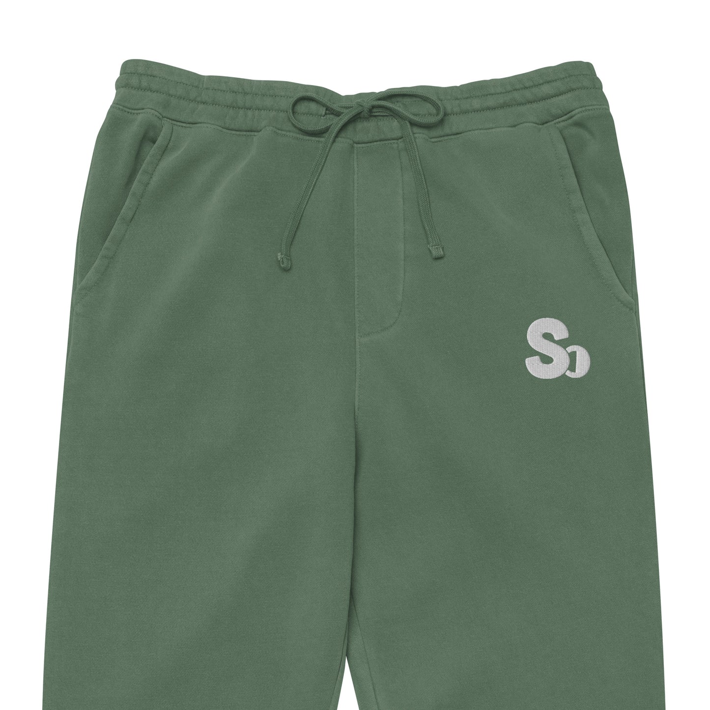 GREEN / WHITE CLASSIC SWEATPANTS